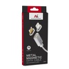 Miniatura zdjęcia: Kabel magnetyczny Maclean MCE160, wtyk micro USB, srebrny, szybkie ładowanie