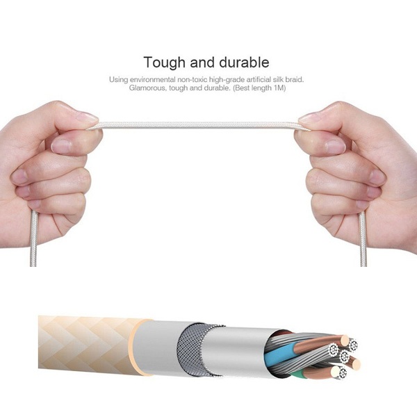 Zdjęcie produktu: Kabel magnetyczny Maclean MCE161, wtyk Lightning USB, srebrny, szybkie ładowanie