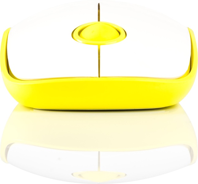 Zdjęcie produktu: Mysz Modecom Bezprzewodowa Optyczna WM112 YELLOW-WHITE M-MC-WM112-290