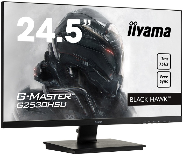 Zdjęcie produktu: iiyama G-Master G2530HSU-B1 Black Hawk 24,5" FHD 1ms 75Hz FreeSync - z gwarancją iiyama 3 lata - zero martwych pikseli 30 dni
