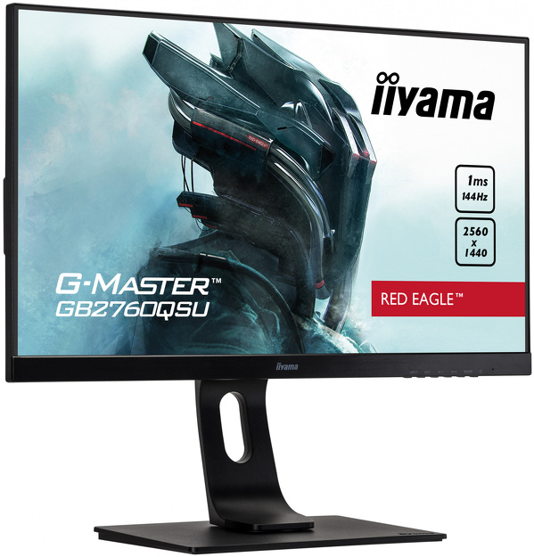 Zdjęcie produktu: iiyama G-Master GB2760QSU-B1 Red Eagle 27" WQHD 1ms 144Hz FreeSync PIVOT - z gwarancją iiyama 3 lata - zero martwych pikseli 30 dni