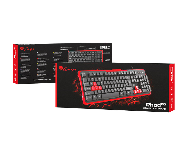 Zdjęcie produktu: Klawiatura Genesis Rhod 110 (NKG-0939)