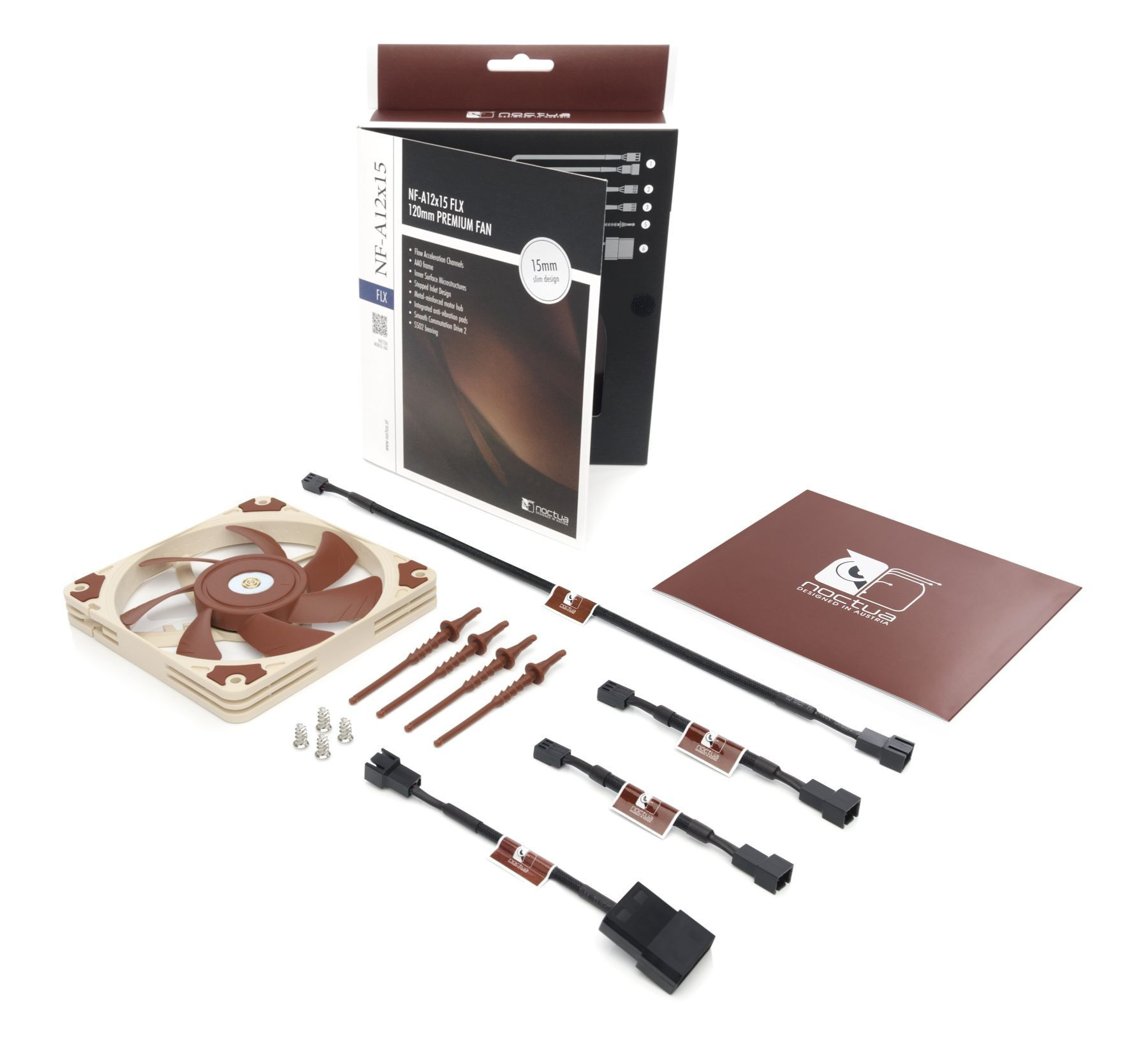 Noctua NF-A12X15 FLX 3-pin 120mm