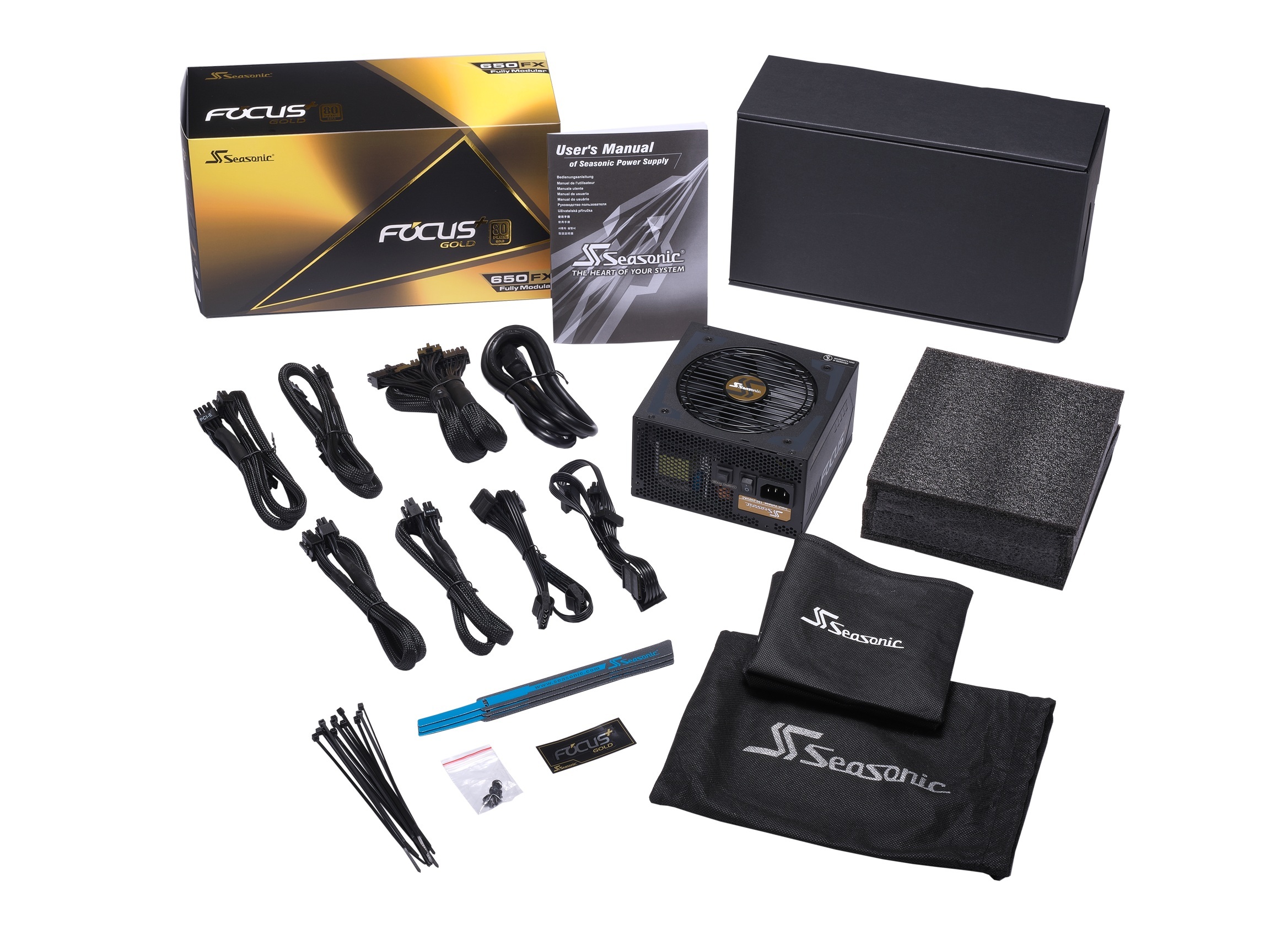 Zasilacz Seasonic FOCUS Plus Gold 650 (SSR-650FX) 80Plus Gold 650W