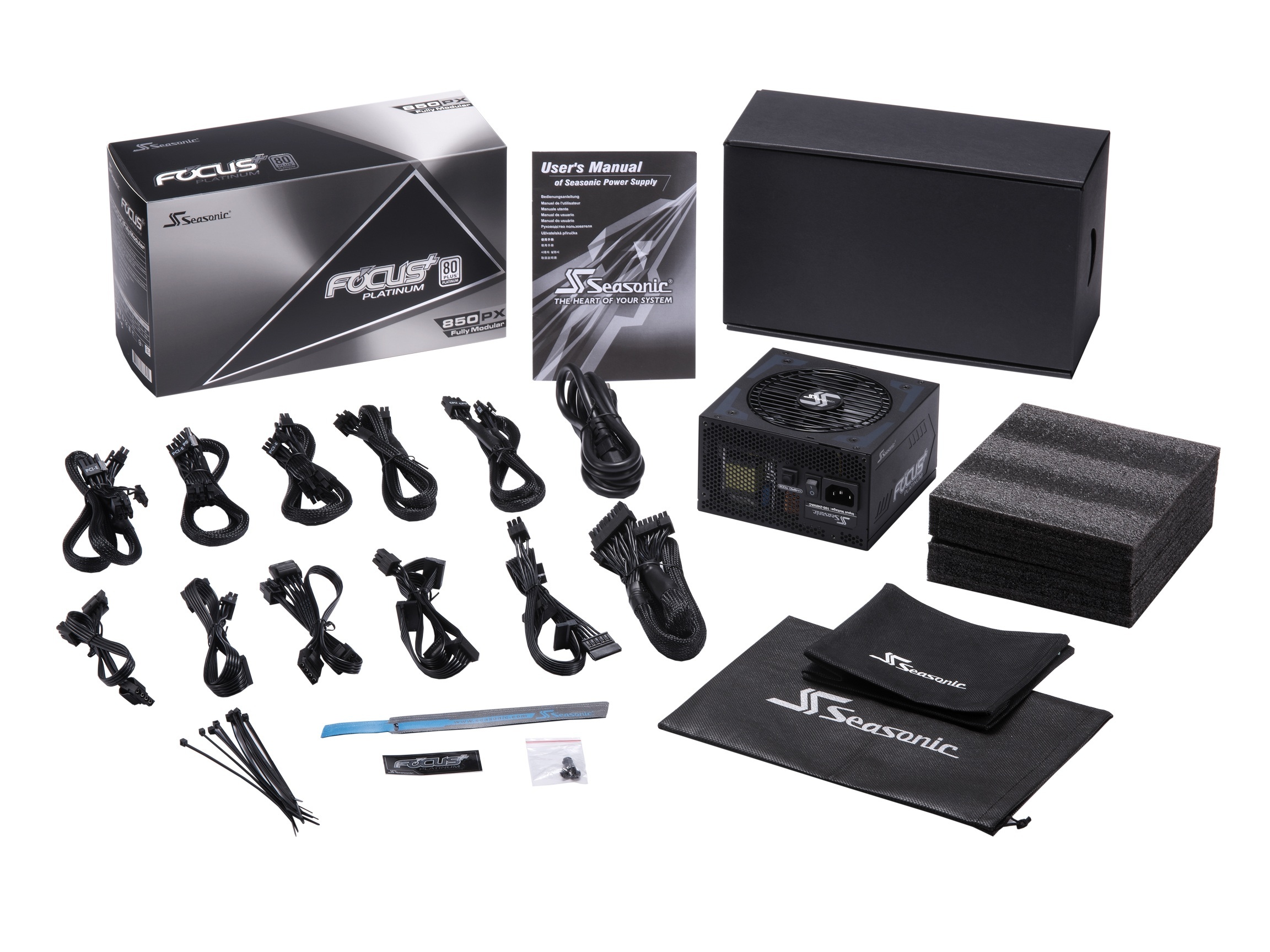 Zasilacz Seasonic FOCUS Plus Platinum 850 (SSR-850PX) 80Plus Platinum 850W