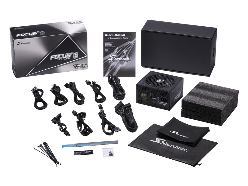 Zdjęcie produktu: Zasilacz Seasonic FOCUS Plus Platinum 750 (SSR-750PX) 80Plus Platinum 750W