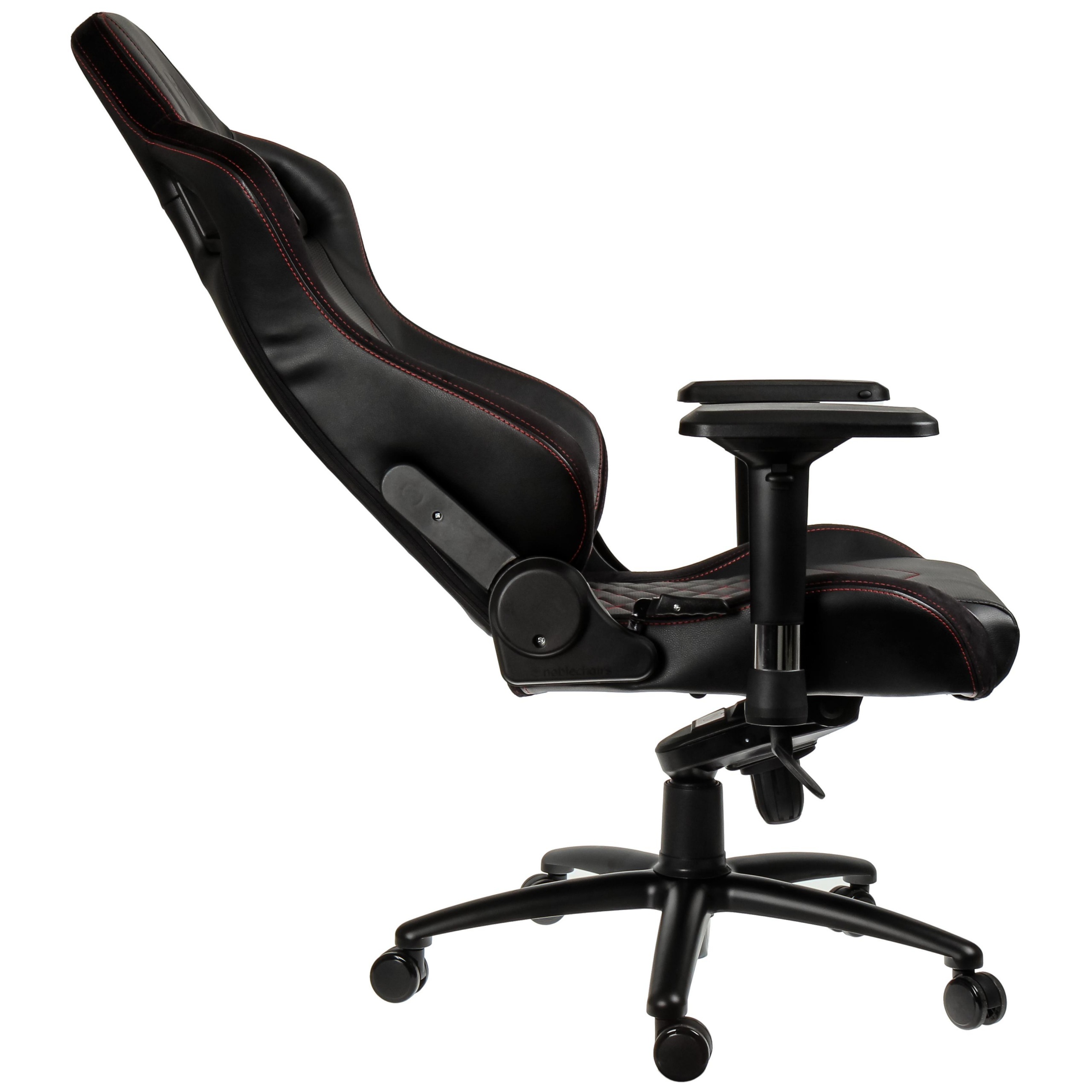 noblechairs EPIC, biały, czarne obszycie