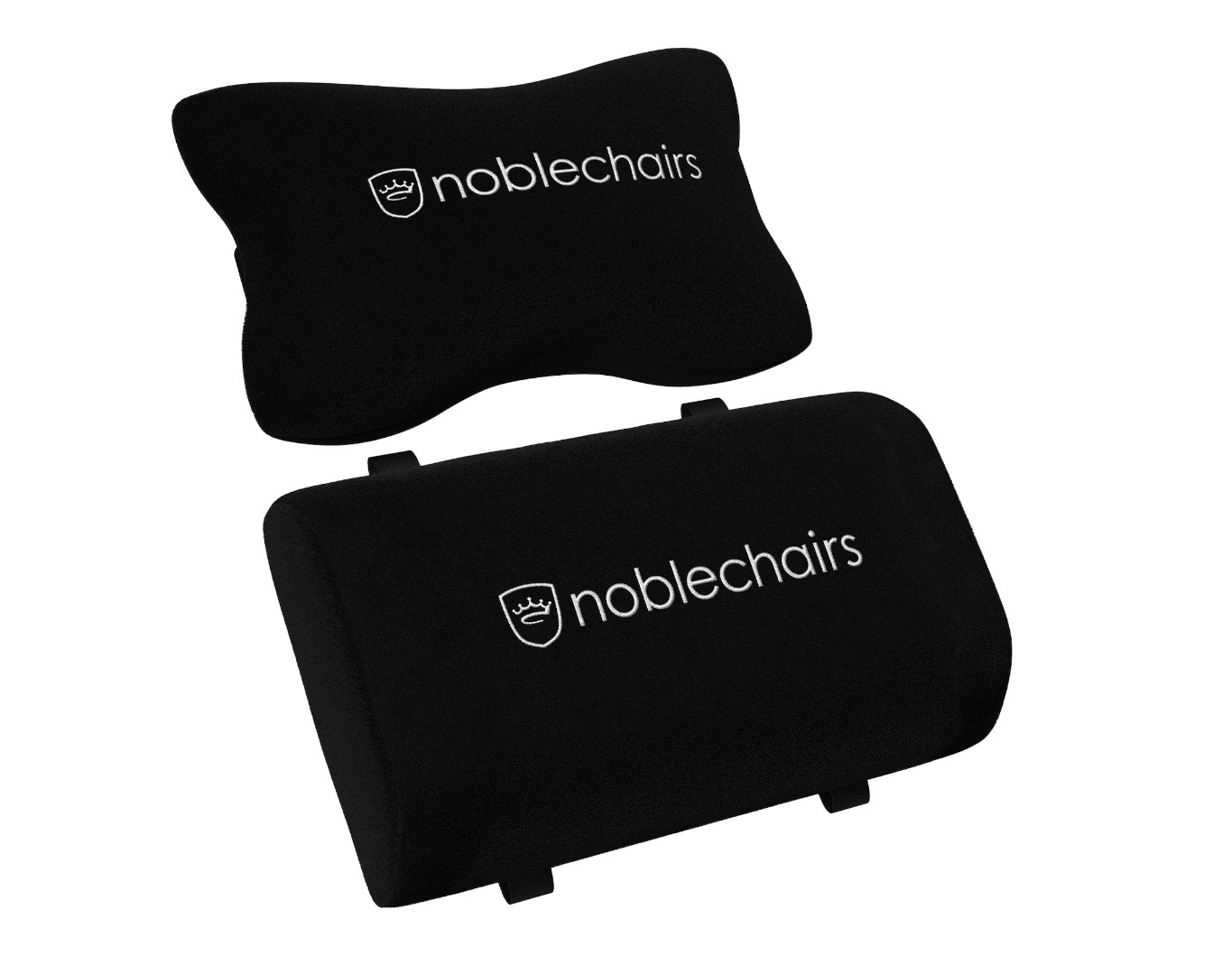 noblechairs EPIC, biały, czarne obszycie