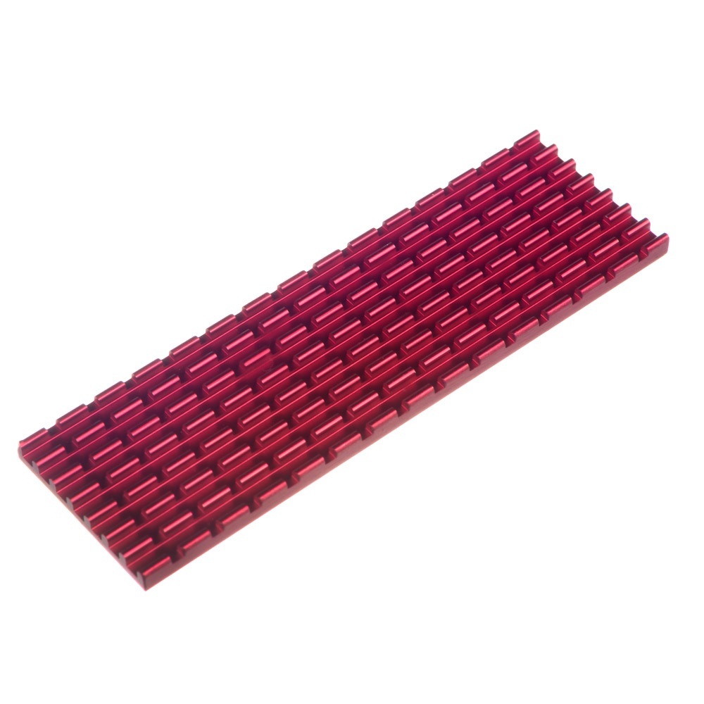 Gelid SubZero M.2 Red, czerwony radiator z termopadami na dyski M.2 (HS-M2-SSD-A-4)