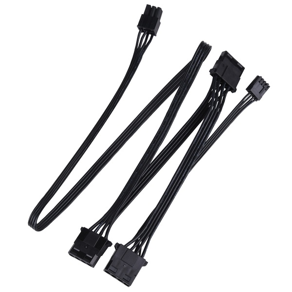 Zdjęcie produktu: Silverstone SST-PP05-L, krótki zestaw płaskich przewodów dla zasilaczy Silverstone