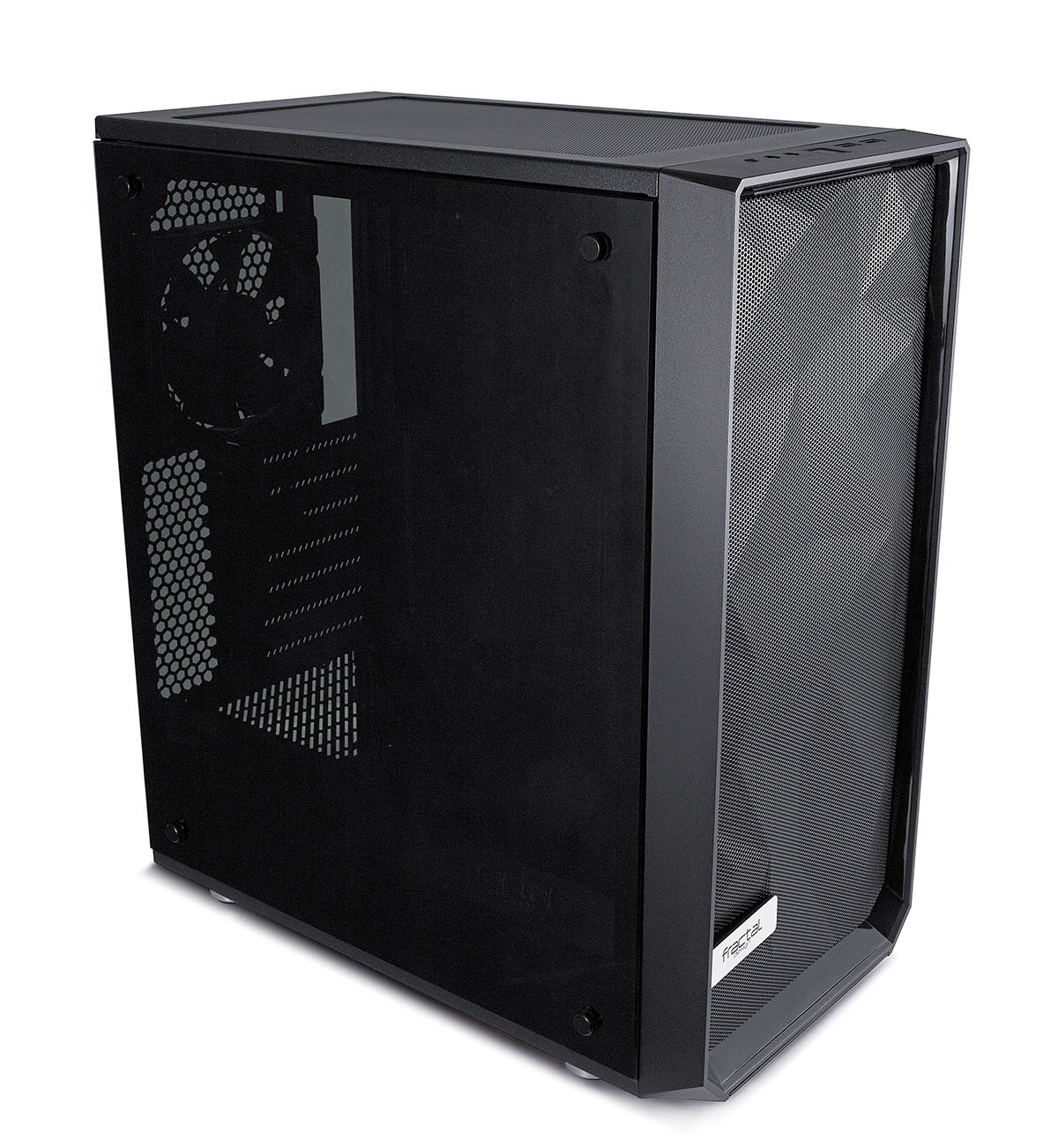 Obudowa do komputera Fractal Design Meshify C Dark TG (FD-CA-MESH-C-BKO-TG), czarna z oknem, hartowane szklo Obudowa do komputera Fractal Design Meshify C Dark TG (FD-CA-MESH-C-BKO-TG), czarna z oknem, hartowane szklo