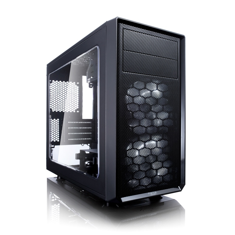 Obudowa do komputera Fractal Design Focus G Mini Black Window, czarna z oknem uATX / mini-ITX (FD-CA-FOCUS-MINI-BK-W)