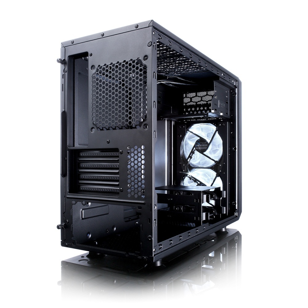 Obudowa do komputera Fractal Design Focus G Mini Black Window, czarna z oknem uATX / mini-ITX (FD-CA-FOCUS-MINI-BK-W)