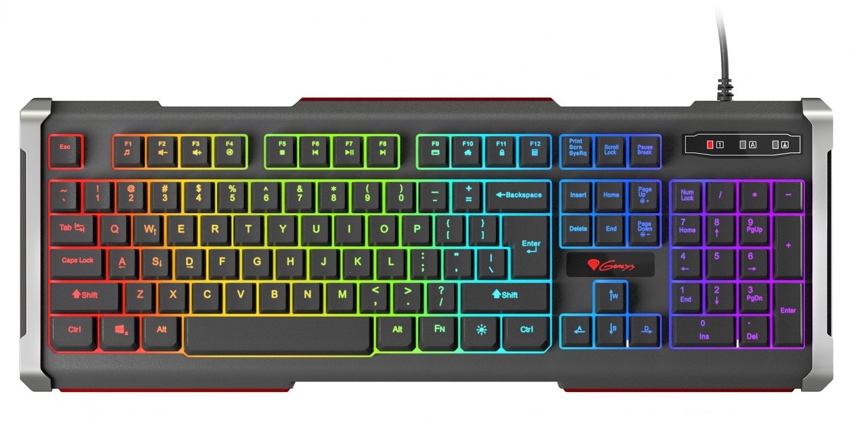 Zdjęcie produktu: Klawiatura Genesis Rhod 400 RGB, podświetlana dla graczy, NKG-0993