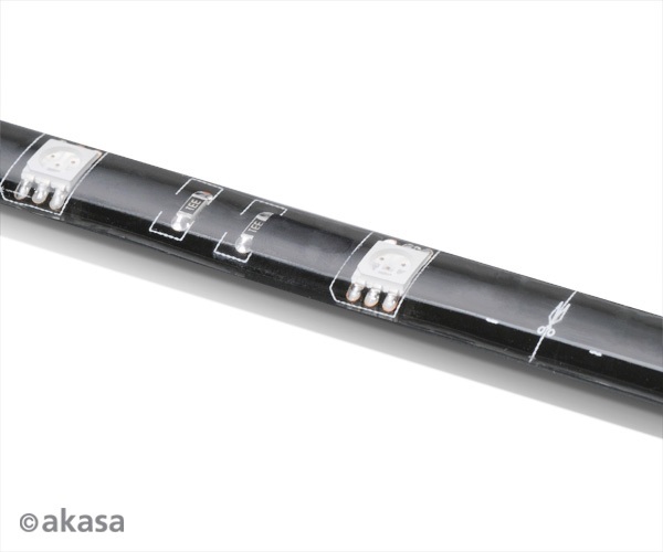 Akasa Vegas M Pasek czerwonych 15 LED, 50cm (AK-LD05-50RD) Akasa Vegas M Pasek czerwonych 15 LED, 50cm (AK-LD05-50RD)