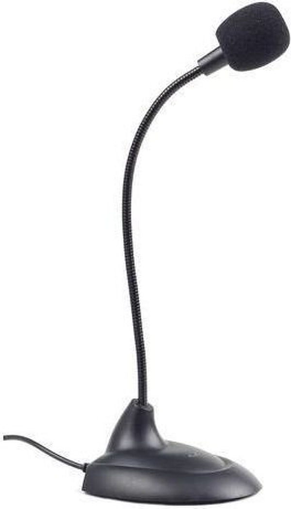 Zdjęcie produktu: Mikrofon Gembird MIC-205 na podstawce, elastyczny pałąk