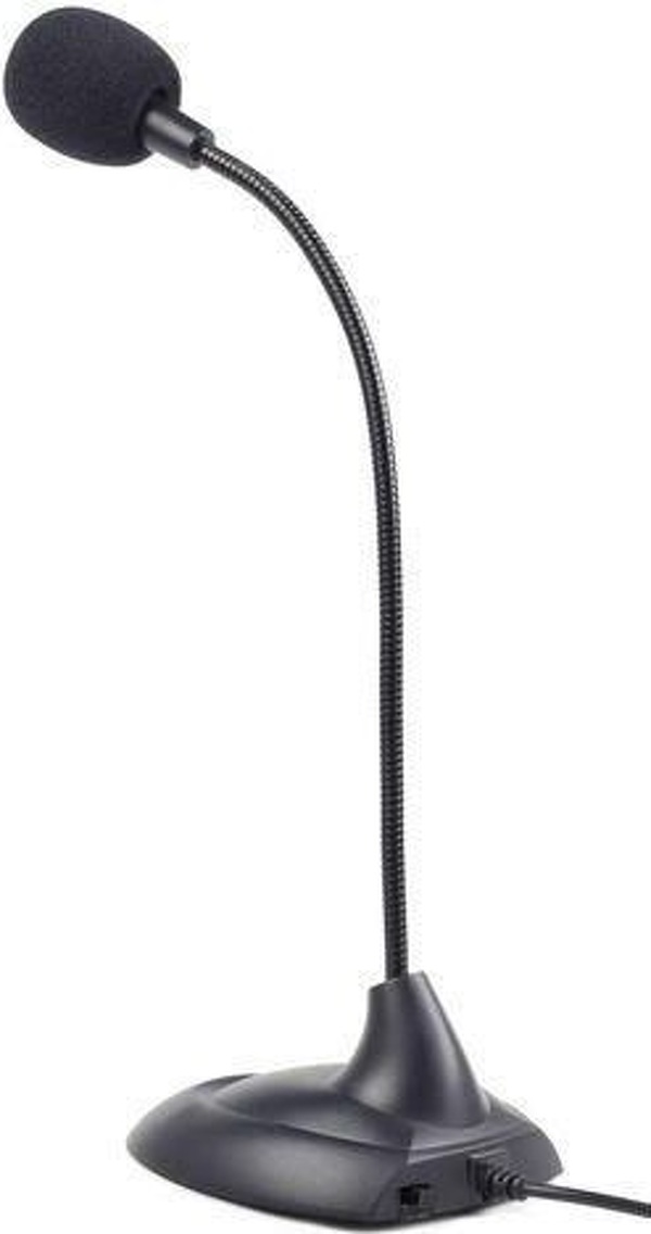 Zdjęcie produktu: Mikrofon Gembird MIC-205 na podstawce, elastyczny pałąk