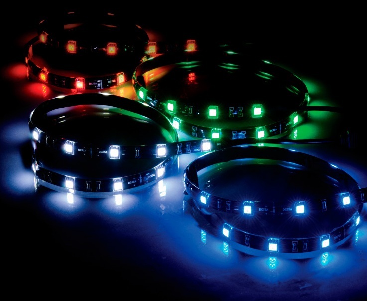 Akasa Vegas M Pasek zielonych 15 LED, 50cm (AK-LD05-50GN)