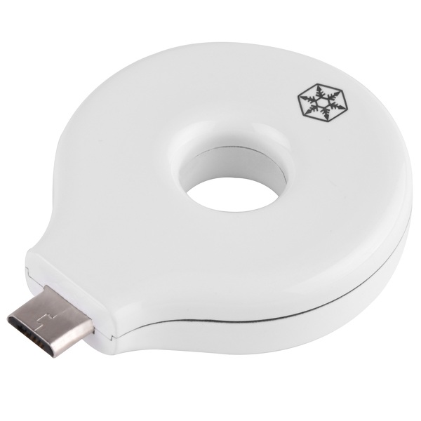 Zdjęcie produktu: Silverstone QIR01W (SST-QIR01W-M) Bezprzewodowa ładowarka Qi Micro USB, biała