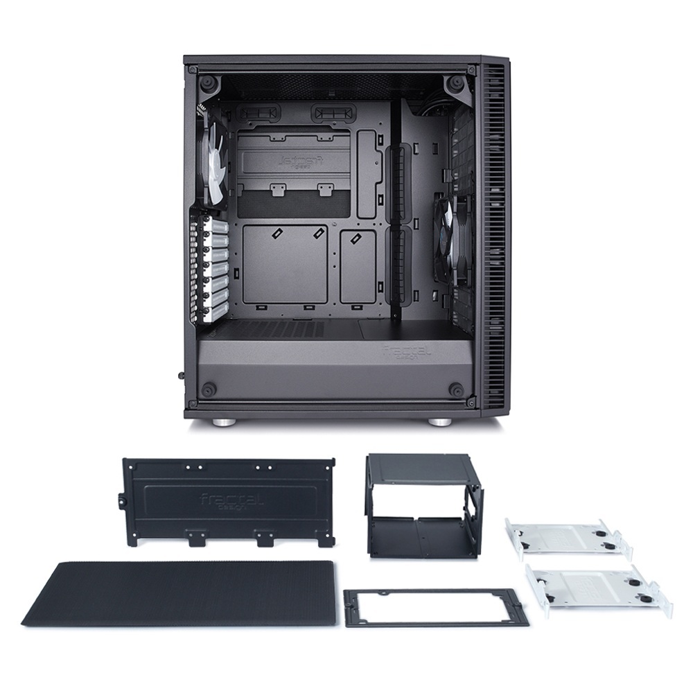 Obudowa do komputera Fractal Design Define C TG Black Tempered Window (FD-CA-DEF-C-BK-TG)