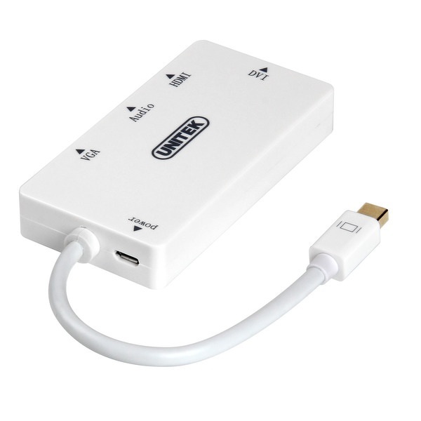 Zdjęcie produktu: Unitek Adapter miniDisplayPort do HDMI/DVI/VGA + Audio (Y-6354)