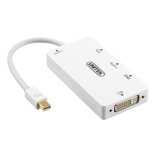 Zdjęcie produktu: Unitek Adapter miniDisplayPort do HDMI/DVI/VGA + Audio (Y-6354)