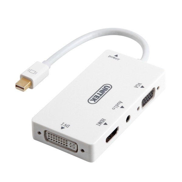 Zdjęcie produktu: Unitek Adapter miniDisplayPort do HDMI/DVI/VGA + Audio (Y-6354)