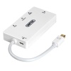 Miniatura zdjęcia: Unitek Adapter miniDisplayPort do HDMI/DVI/VGA + Audio (Y-6354)
