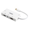 Miniatura zdjęcia: Unitek Adapter miniDisplayPort do HDMI/DVI/VGA + Audio (Y-6354)