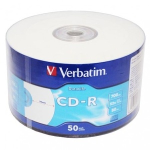 Miniatura produktu: Płyta Verbatim CD-R 700MB x52 50szt Printable Miniatura produktu: Płyta Verbatim CD-R 700MB x52 50szt Printable
