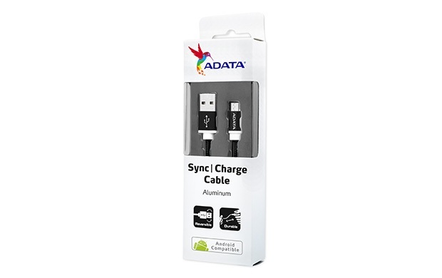 ADATA kabel USB type-A/USB Micro B 1m Black