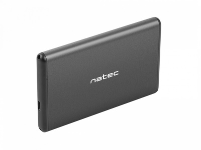 Miniatura produktu: Kieszeń na dysk Natec Rhino-C 2.5" SATA Black USB-C 3.1 Type-C (NKZ-0942)