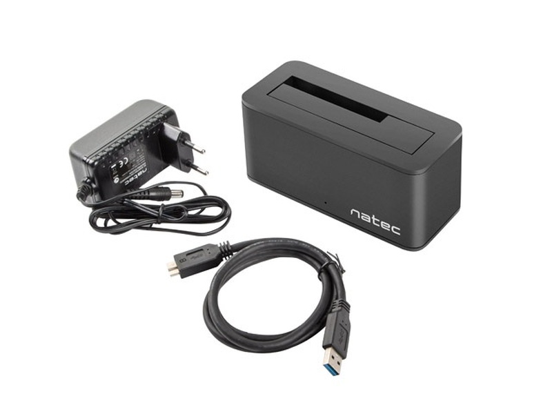 Zdjęcie produktu: Stacja dokująca Natec Kangaroo 2.5"/3.5" SATA Black USB 3.0 z zasilaczem (NSD-0954) Zdjęcie produktu: Stacja dokująca Natec Kangaroo 2.5"/3.5" SATA Black USB 3.0 z zasilaczem (NSD-0954)