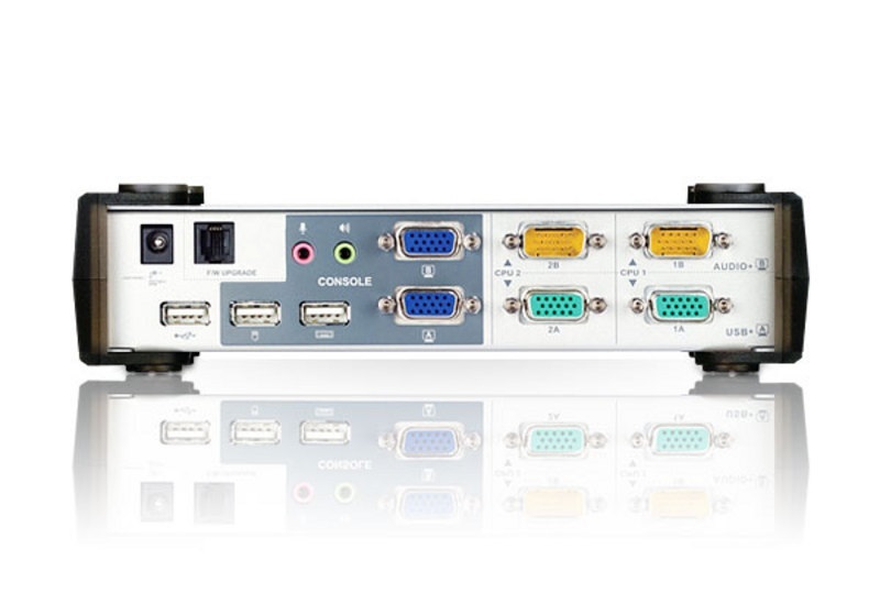 ATEN Przełącznik KVM CS1742C-AT 2-portowy USB VGA Dual Display/Audio