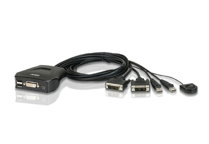 Zdjęcie produktu: ATEN Przełącznik KVM CS22D-A7 2-portowy USB