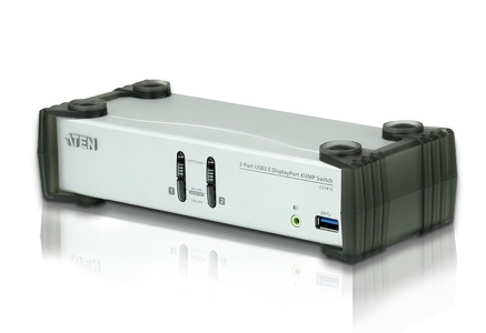 Miniatura produktu: ATEN Przełącznik KVM CS1912-AT-G 2-portowy USB 3.0 DisplayPort
