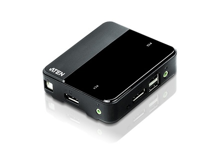 Miniatura produktu: ATEN Przełącznik KVM CS782DP-AT 2-portowy USB DisplayPort/Audio (4K UHD )