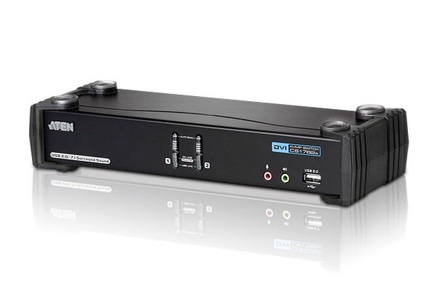 Miniatura produktu: ATEN Przełącznik KVM CS1782A-AT-G 2-portowy USB DVI Dual Link/CH7.1 Audio