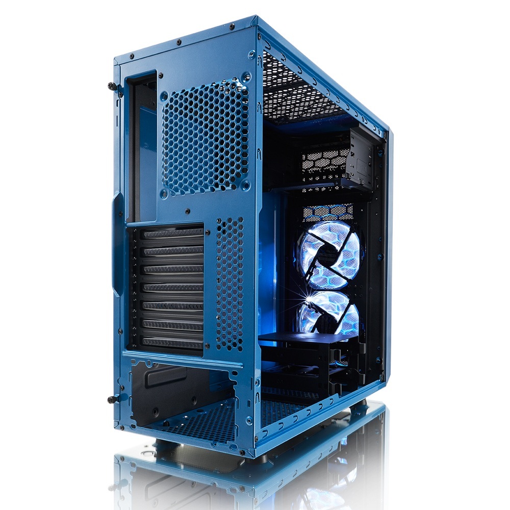 Obudowa do komputera Fractal Design Focus G Window Blue, niebieska z oknem (FD-CA-FOCUS-BU-W)