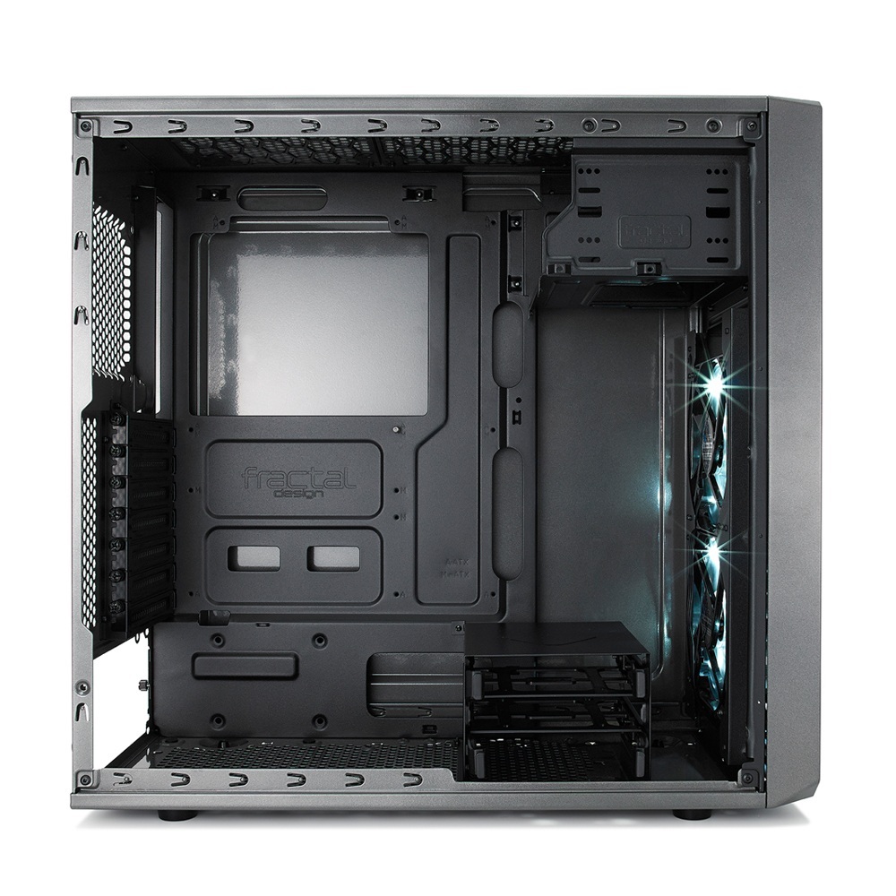 Obudowa do komputera Fractal Design Focus G Window Gunmetal Gray, szara z oknem (FD-CA-FOCUS-GY-W)