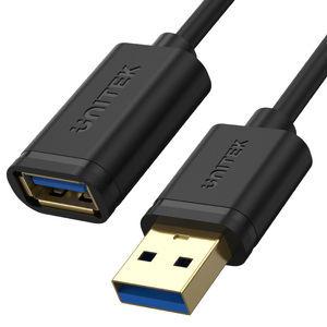 Miniatura produktu: Przedłużacz USB 3.0 AM-AF Unitek 2m (Y-C459GBK)
