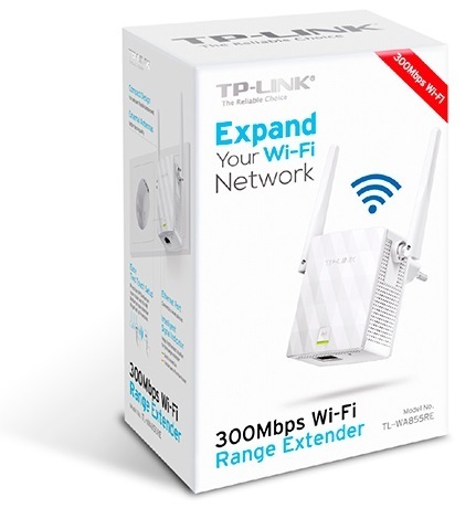 TP-Link TL-WA855RE Wireless Range Extender 802.11b/g/n 300Mbps Wall-Plug