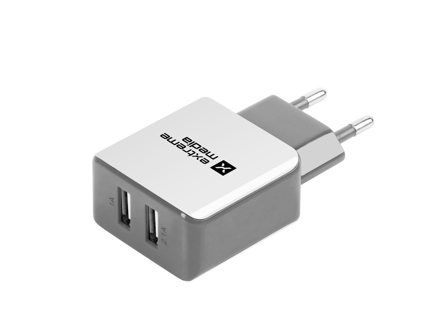 Ładowarka USB Natec Extreme Media, 2x USB 5V, 2.1A (NUC-0996)