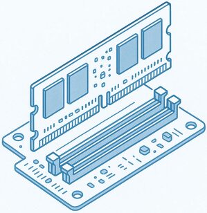 Miniatura produktu: Montaż pamięci ram**