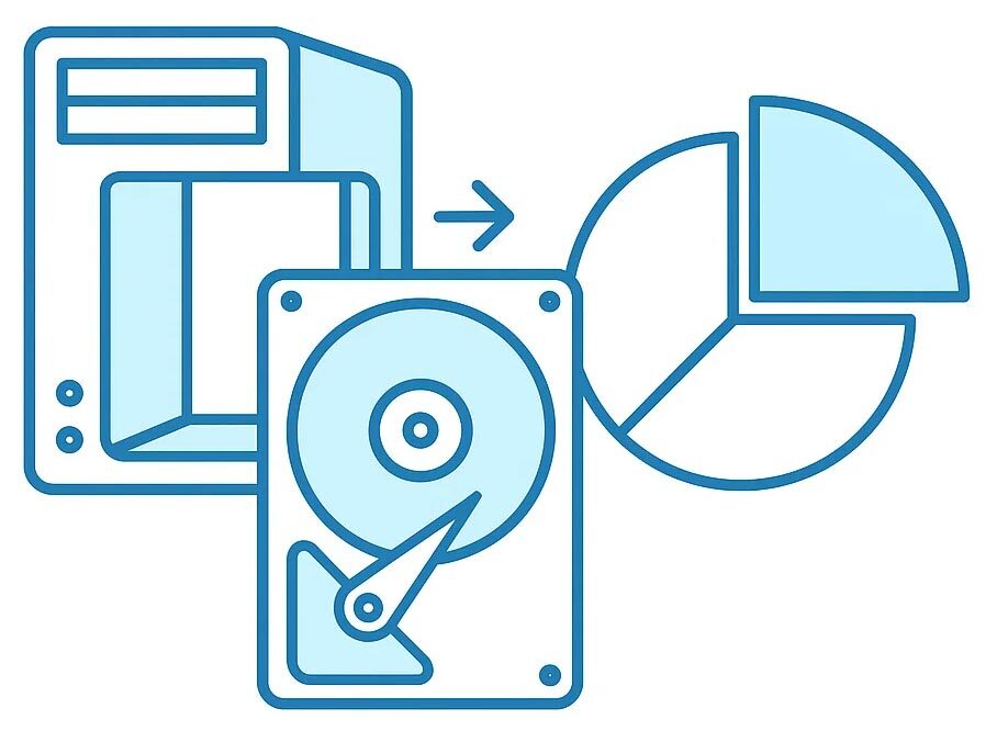 Montaż dysku z założeniem partycji