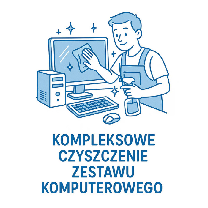 Kompleksowe czyszczenie zestawu komputerowego Kompleksowe czyszczenie zestawu komputerowego
