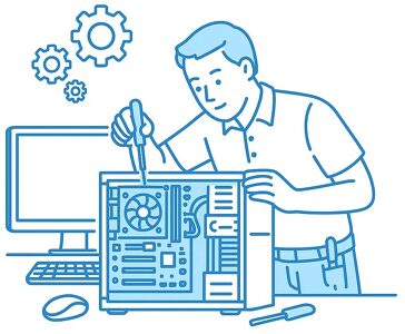 Miniatura produktu: Naprawy i montaż, naprawa zestawu komputerowego pc superexpress