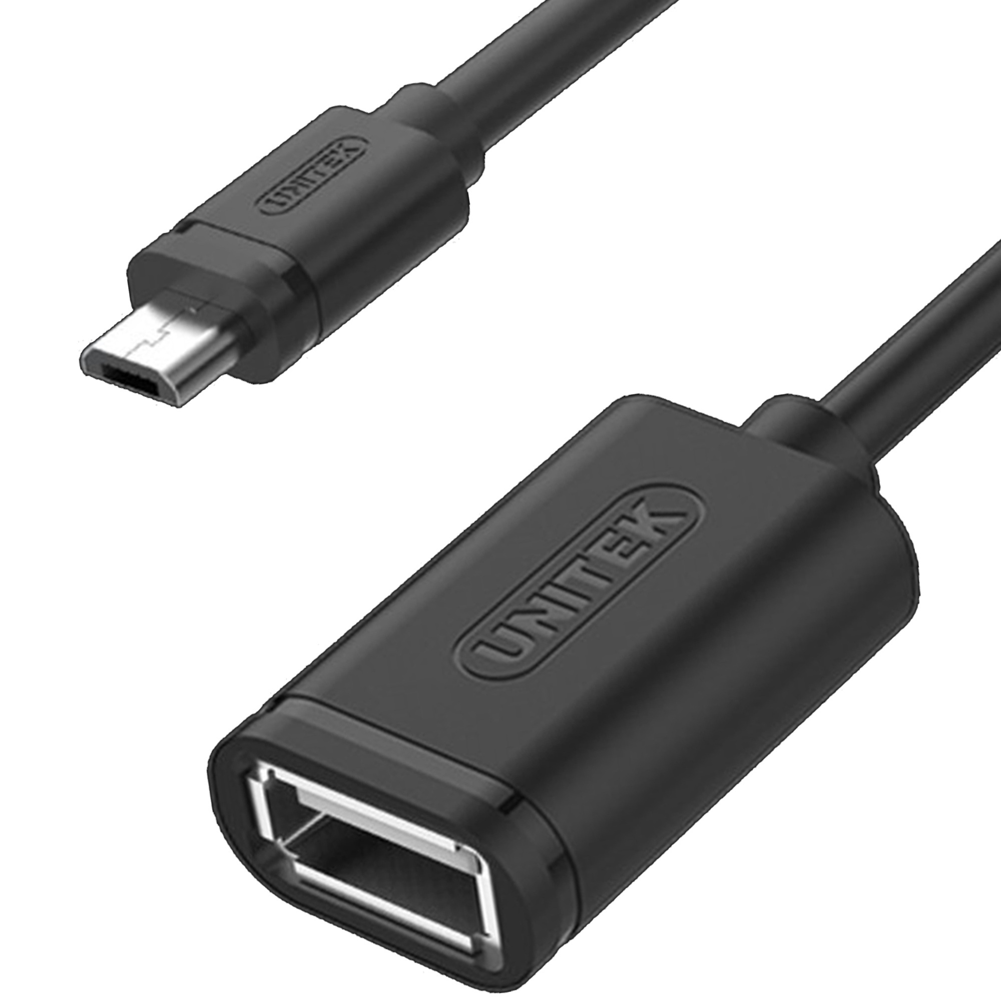 Unitek Przewód OTG USB 2.0 AF do microUSB BM (Y-C438GBK)