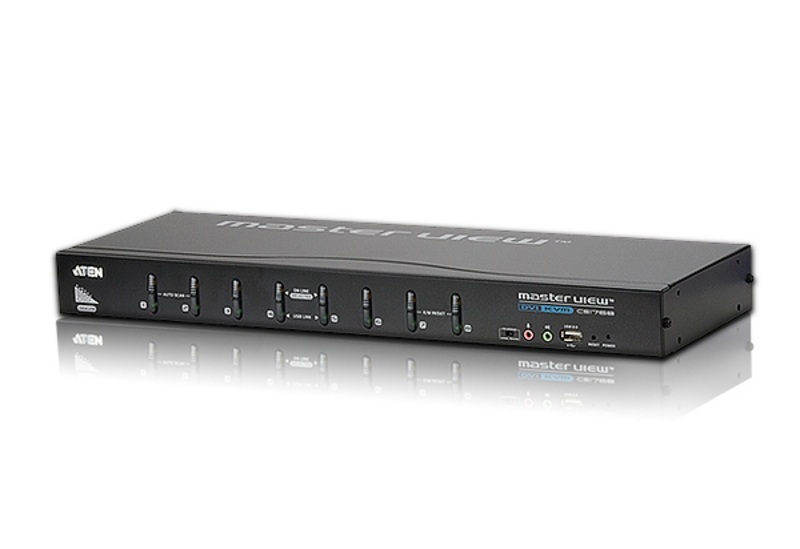 ATEN Przełącznik KVM CS1768-AT-G 8-portowy USB DVI/Audio