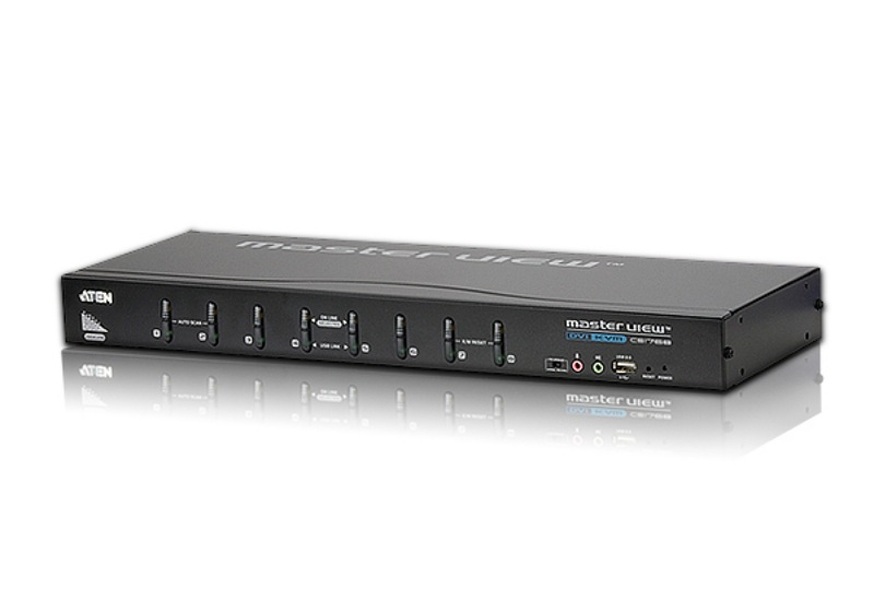 Zdjęcie produktu: ATEN Przełącznik KVM CS1768-AT-G 8-portowy USB DVI/Audio